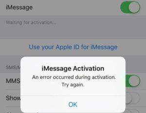 activate iMessage 