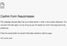 Confirm Form Resubmission