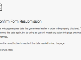 Confirm Form Resubmission